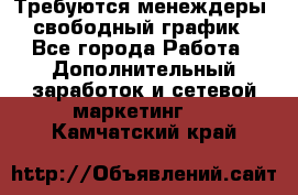 Требуются менеждеры, свободный график - Все города Работа » Дополнительный заработок и сетевой маркетинг   . Камчатский край